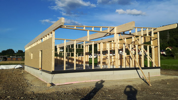 Holzriegelbau - Werkstatt