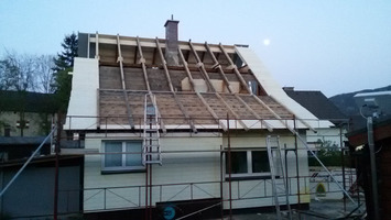 Dachstuhlsanierung mit Kaltdach