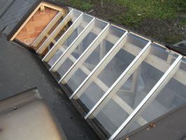 Überdachung Stiegenaufgang