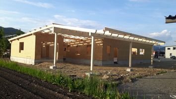 Holzriegelbau - Tischlereiwerkstatt